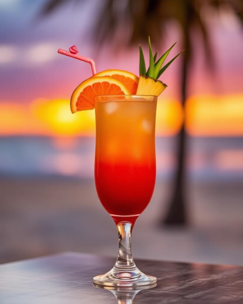 Virgin Sex on the Beach mocktail