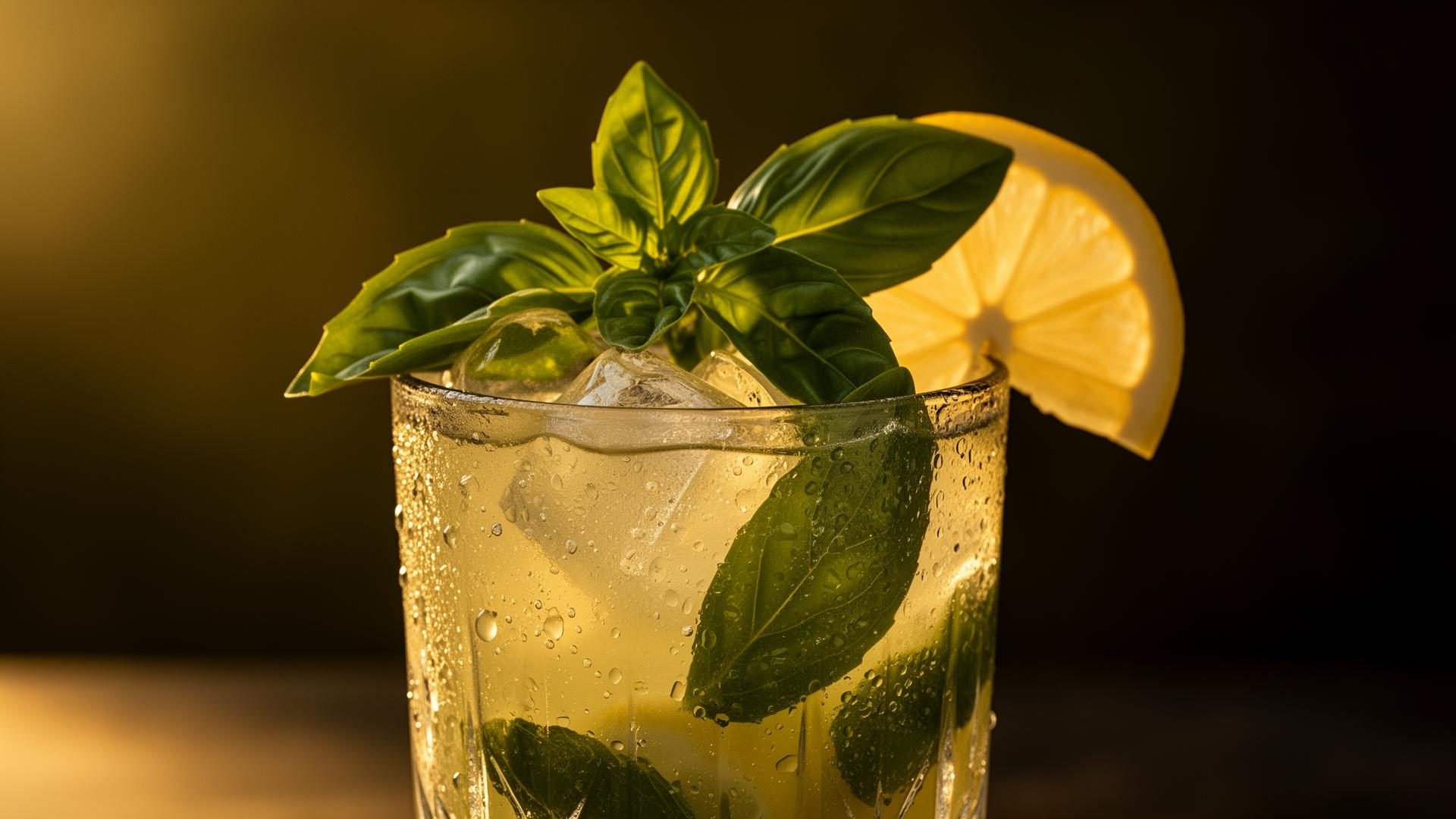 Virgin Gin Basil Smash